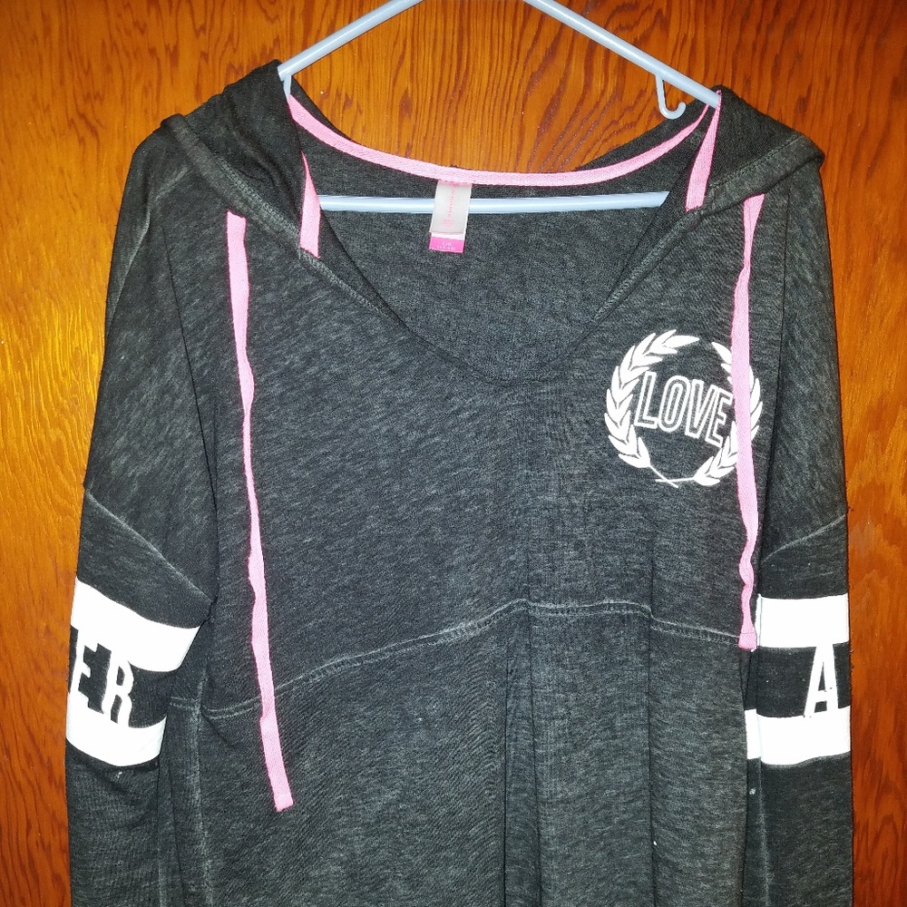 Various hooded jackets